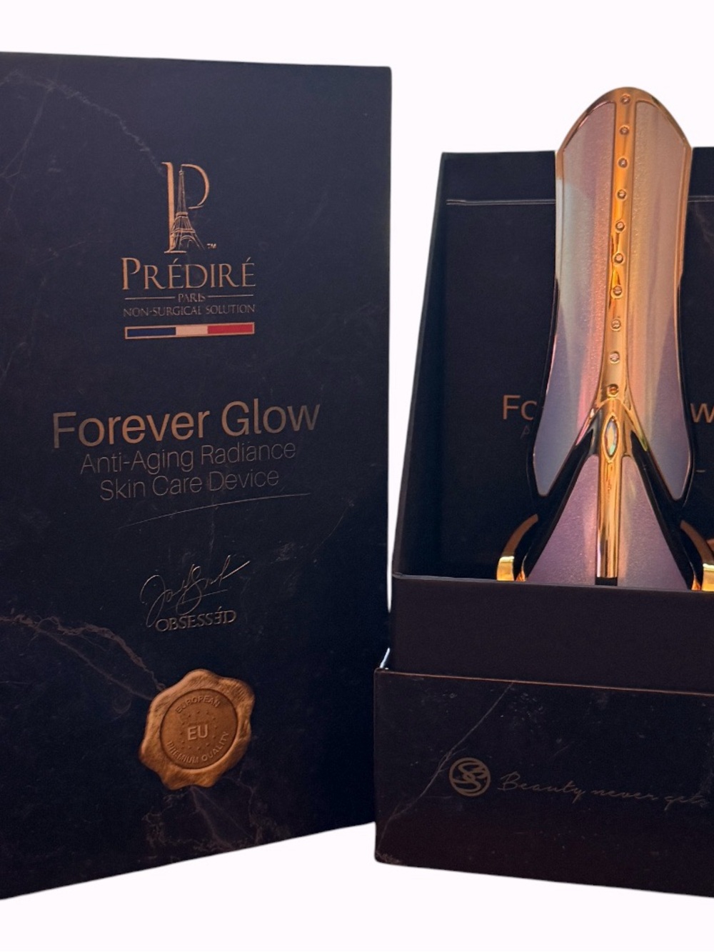 Prediré Forever Glow Anti-Aging Skin Care Device - Iridescent Gold